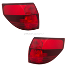 2004 Toyota Sienna Tail Light Assembly Pair 1