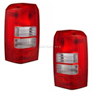 2012 Jeep Patriot Tail Light Assembly Pair 1