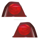 2002 Chevrolet Impala Tail Light Assembly Pair 1