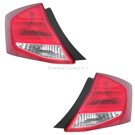 2012 Honda Accord Tail Light Assembly Pair 1