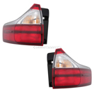 2017 Toyota Sienna Tail Light Assembly Pair 1