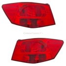 2011 Kia Forte Tail Light Assembly Pair 1