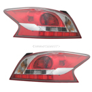 2013 Nissan Altima Tail Light Assembly Pair 1