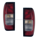 2003 Nissan Frontier Tail Light Assembly Pair 1