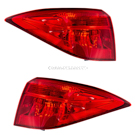 2017 Toyota Corolla Tail Light Assembly Pair 1