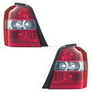2004 Toyota Highlander Tail Light Assembly Pair 1
