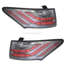 2012 Lexus CT200h Tail Light Assembly Pair 1