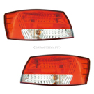 2007 Hyundai Sonata Tail Light Assembly Pair 1