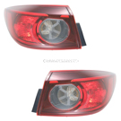 2017 Mazda 3 Tail Light Assembly Pair 1
