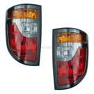 2007 Honda Ridgeline Tail Light Assembly Pair 1
