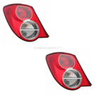 2013 Chevrolet Sonic Tail Light Assembly Pair 1