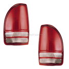 2000 Dodge Dakota Tail Light Assembly Pair 1