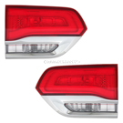 2014 Jeep Grand Cherokee Tail Light Assembly Pair 1