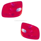 2000 Ford F Series Trucks Tail Light Assembly Pair 1