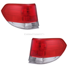 2009 Honda Odyssey Tail Light Assembly Pair 1