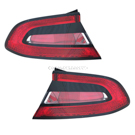 2016 Dodge Dart Tail Light Assembly Pair 1