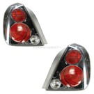 2006 Nissan Altima Tail Light Assembly Pair 1