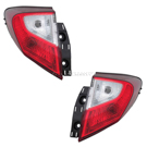2018 Toyota C-HR Tail Light Assembly Pair 1