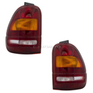 1996 Ford Windstar Tail Light Assembly Pair 1
