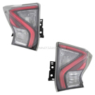 2017 Toyota Prius Tail Light Assembly Pair 1