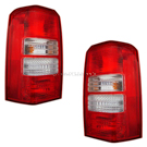 2007 Jeep Patriot Tail Light Assembly Pair 1