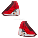 2012 Honda CR-V Tail Light Assembly Pair 1
