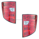 2011 Honda Ridgeline Tail Light Assembly Pair 1