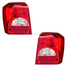 2012 Dodge Caliber Tail Light Assembly Pair 1