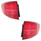 2013 Acura RDX Tail Light Assembly Pair 1