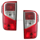 2017 Nissan Titan Tail Light Assembly Pair 1