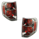 2006 Honda Pilot Tail Light Assembly Pair 1