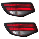 2021 Nissan Sentra Tail Light Assembly Pair 1