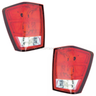2006 Jeep Grand Cherokee Tail Light Assembly Pair 1