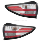 2017 Nissan Murano Tail Light Assembly Pair 1