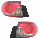 2017 Mazda 6 Tail Light Assembly Pair 1