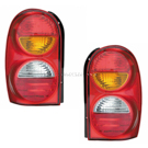 2004 Jeep Liberty Tail Light Assembly Pair 1
