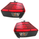 2017 Nissan Rogue Tail Light Assembly Pair 1