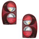 2005 Jeep Liberty Tail Light Assembly Pair 1
