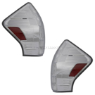 2012 Toyota Prius V Tail Light Assembly Pair 1