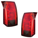2007 Cadillac CTS Tail Light Assembly Pair 1