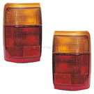BuyAutoParts Toyota Tail Light Assembly Pair 16-23294TK