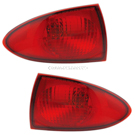 2002 Chevrolet Cavalier Tail Light Assembly Pair 1