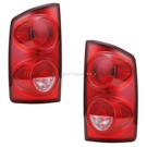 2007 Dodge Ram Trucks Tail Light Assembly Pair 1