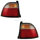 1996 Honda Accord Tail Light Assembly Pair 1