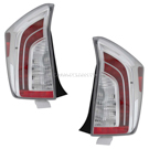 2012 Toyota Prius Tail Light Assembly Pair 1