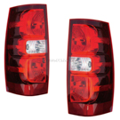 2012 Chevrolet Tahoe Tail Light Assembly Pair 1