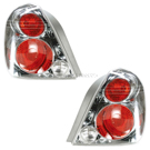 2005 Nissan Altima Tail Light Assembly Pair 1