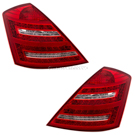 2012 Mercedes Benz S550 Tail Light Assembly Pair 1