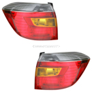 2009 Toyota Highlander Tail Light Assembly Pair 1