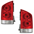 2005 Nissan Armada Tail Light Assembly Pair 1